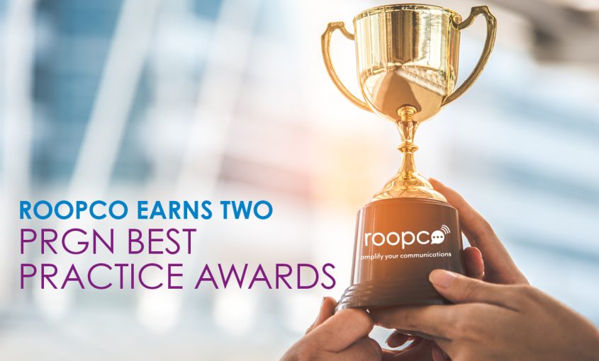 Roopco Wins Two Global PR Awards for Content Marketing & Internal Communications