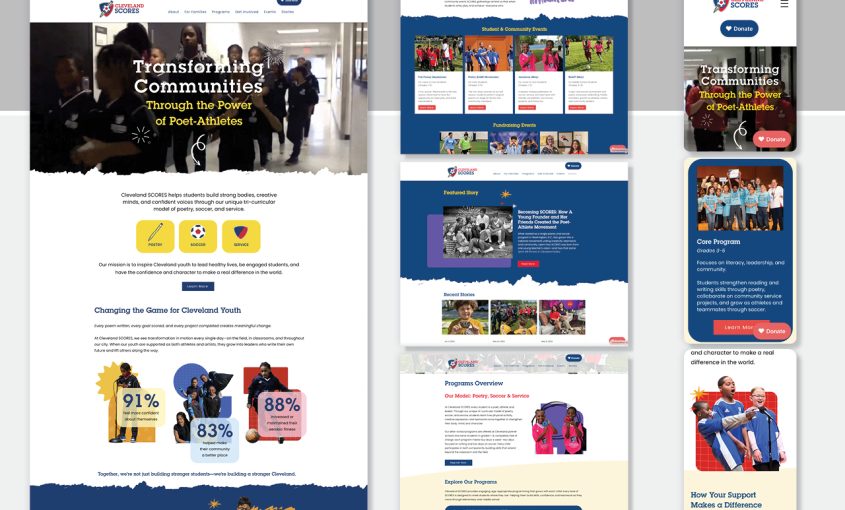 Website Redesign Elevates Cleveland SCORES’s Digital Presence